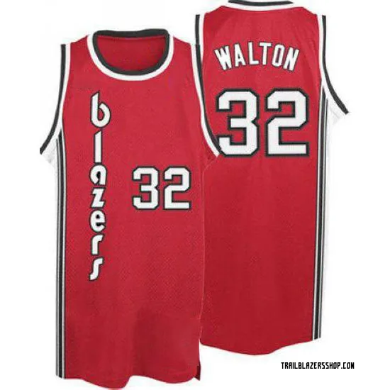 Bill Walton Portland Trail Blazers Men's Authentic Throwback Jersey - Red