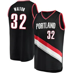 Bill Walton Portland Trail Blazers Men's Fast Break Jersey - Icon Edition - Black