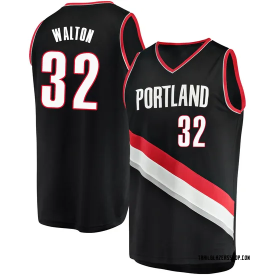 Bill Walton Portland Trail Blazers Men's Fast Break Jersey - Icon Edition - Black