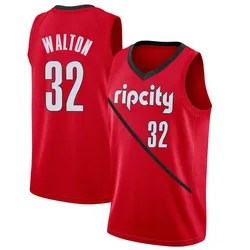 Bill Walton Portland Trail Blazers Men's Swingman 2018/19 Jersey - Earned Edition - Red