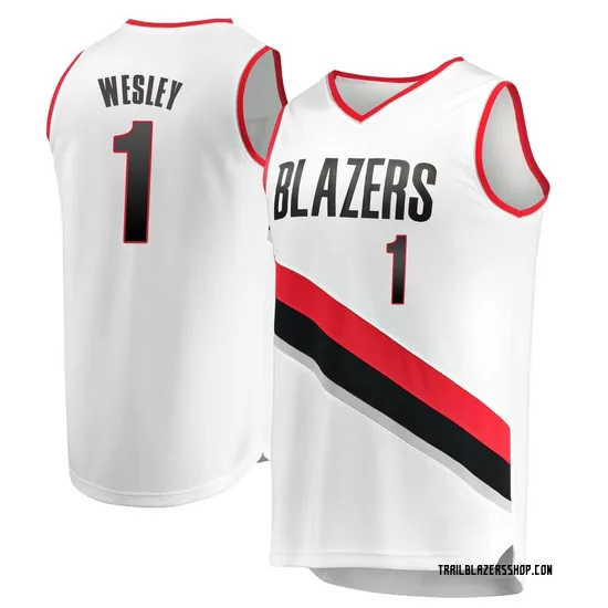 Blake Wesley Portland Trail Blazers Men's Fast Break Jersey - Association Edition - White