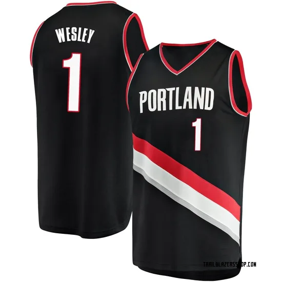 Blake Wesley Portland Trail Blazers Youth Fast Break Jersey - Icon Edition - Black
