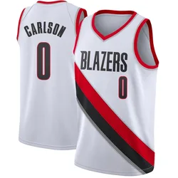 Branden Carlson Portland Trail Blazers Men's Swingman Jersey - Association Edition - White