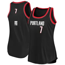 Brandon Roy Portland Trail Blazers Women's Fast Break 2020/21 Tank Jersey - Icon Edition - Black