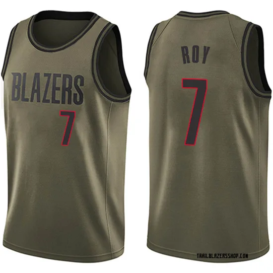 Brandon Roy Portland Trail Blazers Youth Swingman Salute to Service Jersey - Green