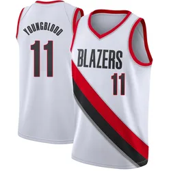 Chris Youngblood Portland Trail Blazers Men's Swingman Jersey - Association Edition - White