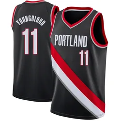 Chris Youngblood Portland Trail Blazers Youth Swingman Jersey - Icon Edition - Black