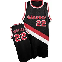 Clyde Drexler Portland Trail Blazers Men's Authentic Throwback Jersey - Black