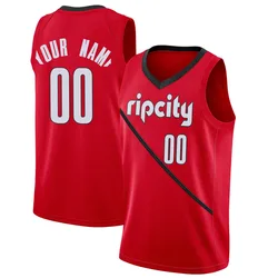 Custom Portland Trail Blazers Men's Swingman 2018/19 Jersey - Earned Edition - Red