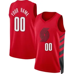 Custom Portland Trail Blazers Youth Swingman Statement Edition 2022/23 Jersey - Red