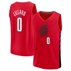 Damian Lillard Portland Trail Blazers Men's Fast Break Statement Edition 2022/23 Jersey - Black
