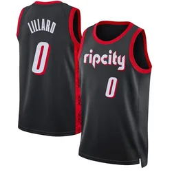 Damian Lillard Portland Trail Blazers Men's Swingman 2021/22 Jersey - City Edition - Black