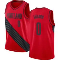 Damian Lillard Portland Trail Blazers Men's Swingman Jersey - Statement Edition - Red