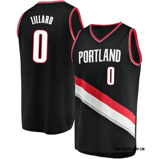 Damian Lillard Portland Trail Blazers Youth Fast Break Jersey - Icon Edition - Black