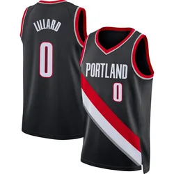 Damian Lillard Portland Trail Blazers Youth Swingman 2021/22 Diamond Icon Edition Jersey - Black