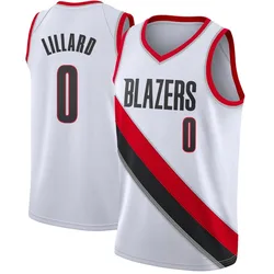 Damian Lillard Portland Trail Blazers Youth Swingman Jersey - Association Edition - White