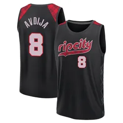 Deni Avdija Portland Trail Blazers Men's Fast Break 2023/24 City Edition Jersey - Black
