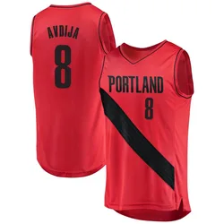 Deni Avdija Portland Trail Blazers Men's Fast Break Jersey - Statement Edition - Red