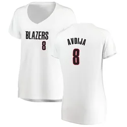 Deni Avdija Portland Trail Blazers Women's Fast Break Jersey - Association Edition - White
