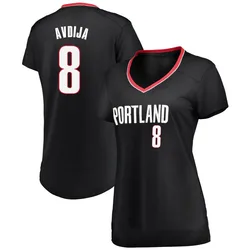 Deni Avdija Portland Trail Blazers Women's Fast Break Jersey - Icon Edition - Black