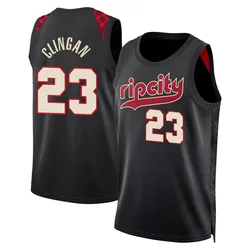 Donovan Clingan Portland Trail Blazers Men's Swingman 2023/24 City Edition Jersey - Black
