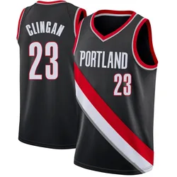 Donovan Clingan Portland Trail Blazers Youth Swingman Jersey - Icon Edition - Black