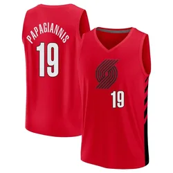 Georgios Papagiannis Portland Trail Blazers Men's Fast Break Statement Edition 2022/23 Jersey - Black