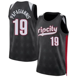 Georgios Papagiannis Portland Trail Blazers Men's Swingman 2024/25 City Edition Jersey - Black