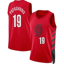 Georgios Papagiannis Portland Trail Blazers Men's Swingman Statement Edition 2022/23 Jersey - Red