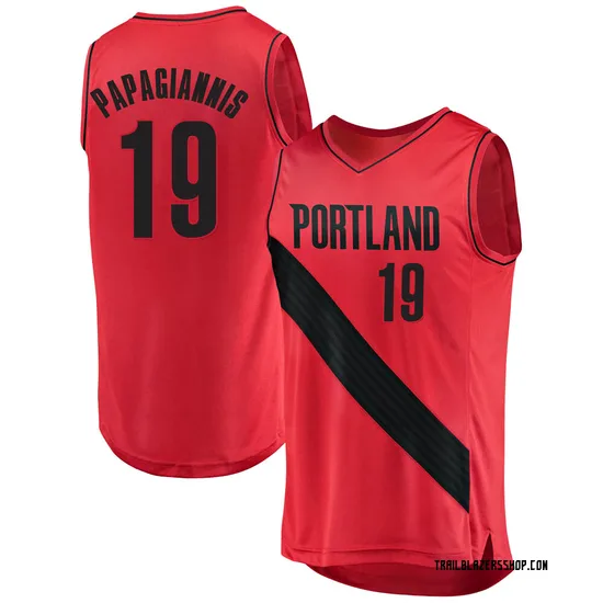 Georgios Papagiannis Portland Trail Blazers Youth Fast Break Jersey - Statement Edition - Red