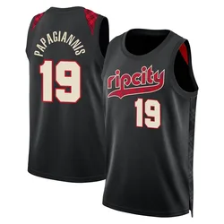 Georgios Papagiannis Portland Trail Blazers Youth Swingman 2023/24 City Edition Jersey - Black