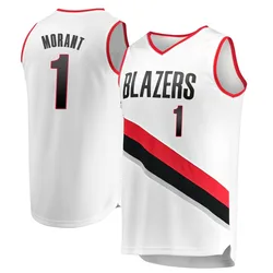 Ja Morant Portland Trail Blazers Men's Fast Break Jersey - Association Edition - White