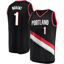 Ja Morant Portland Trail Blazers Men's Fast Break Jersey - Icon Edition - Black