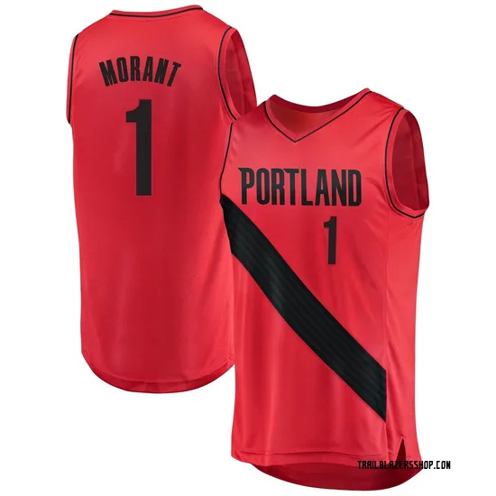 Ja Morant Portland Trail Blazers Men's Fast Break Jersey - Statement Edition - Red