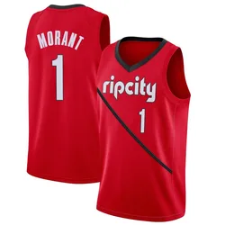 Ja Morant Portland Trail Blazers Men's Swingman 2018/19 Jersey - Earned Edition - Red