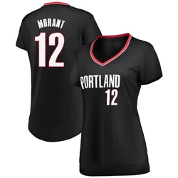 Ja Morant Portland Trail Blazers Women's Fast Break Jersey - Icon Edition - Black