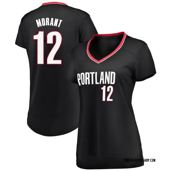 Ja Morant Portland Trail Blazers Women's Fast Break Jersey - Icon Edition - Black
