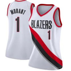 Ja Morant Portland Trail Blazers Women's Swingman Jersey - Association Edition - White