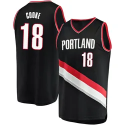 Javonte Cooke Portland Trail Blazers Men's Fast Break Jersey - Icon Edition - Black