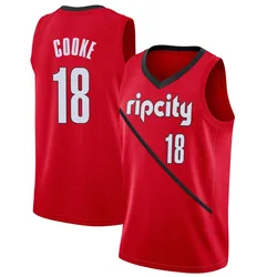 Javonte Cooke Portland Trail Blazers Men's Swingman 2018/19 Jersey - Earned Edition - Red
