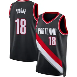 Javonte Cooke Portland Trail Blazers Men's Swingman 2021/22 Diamond Icon Edition Jersey - Black