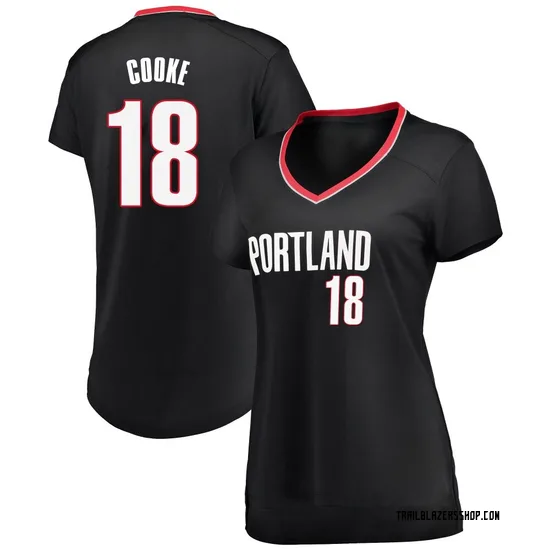 Javonte Cooke Portland Trail Blazers Women's Fast Break Jersey - Icon Edition - Black