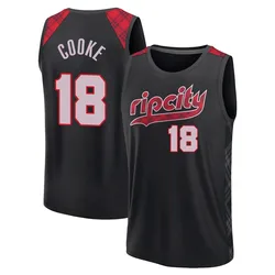 Javonte Cooke Portland Trail Blazers Youth Fast Break 2023/24 City Edition Jersey - Black