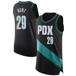 Jayson Kent Portland Trail Blazers Men's Authentic 2022/23 City Edition Jersey - Black