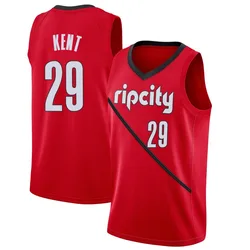 Jayson Kent Portland Trail Blazers Men's Swingman 2018/19 Jersey - Earned Edition - Red