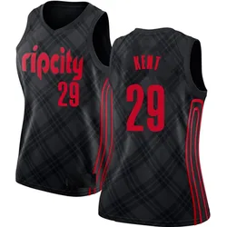 Jayson Kent Portland Trail Blazers Women's Swingman Jersey - City Edition - Black