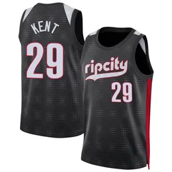 Jayson Kent Portland Trail Blazers Youth Swingman 2024/25 City Edition Jersey - Black