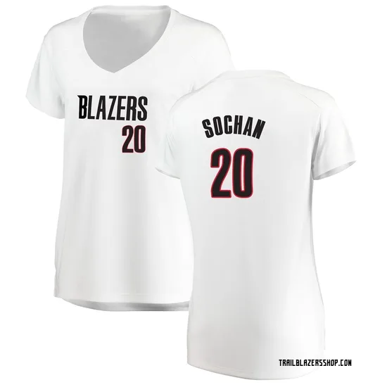 Jeremy Sochan Portland Trail Blazers Women's Fast Break Jersey - Association Edition - White