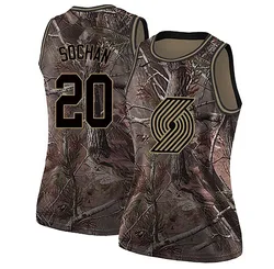 Jeremy Sochan Portland Trail Blazers Women's Swingman Realtree Collection Jersey - Camo