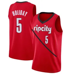 Jrue Holiday Portland Trail Blazers Men's Swingman 2018/19 Jersey - Earned Edition - Red